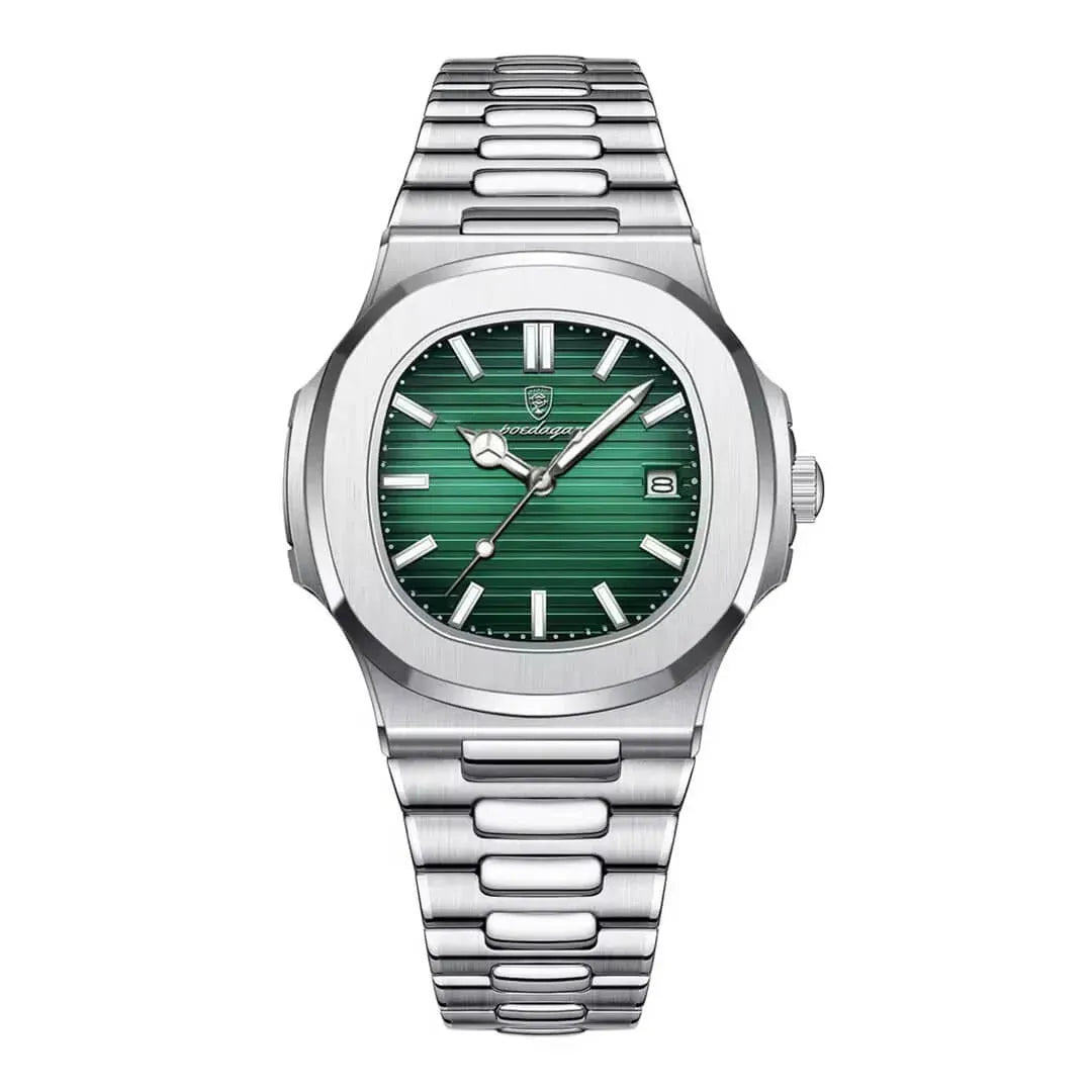 Reloj Poedagar Hombre Acero Plateado | POE-10