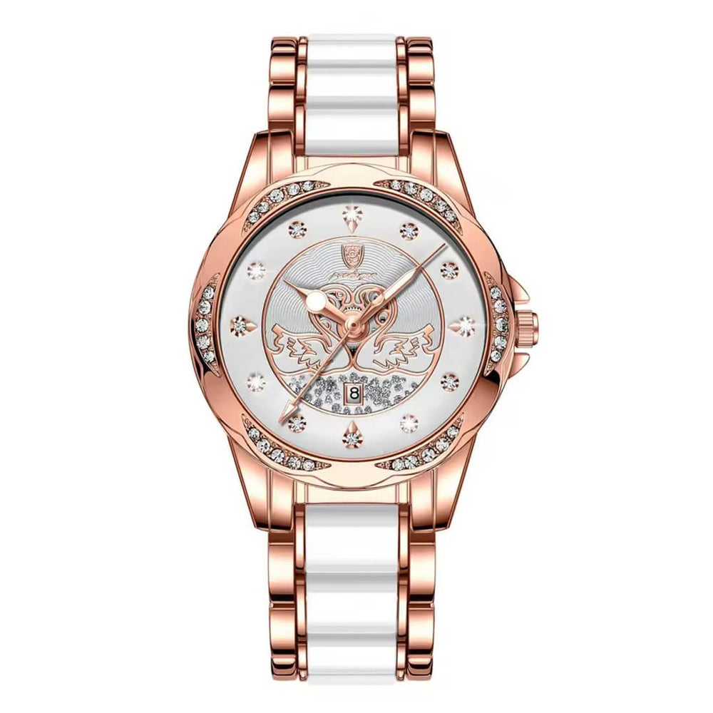 Reloj Poedagar POE-M-13 Mujer Acero Blanco