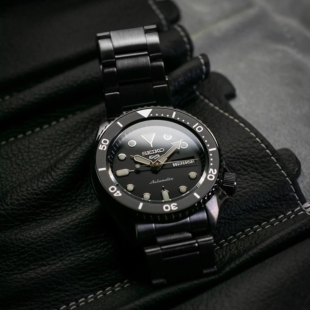 Reloj Seiko 5 Sports SRPD65 Hombre Automático Negro | SEI-28
