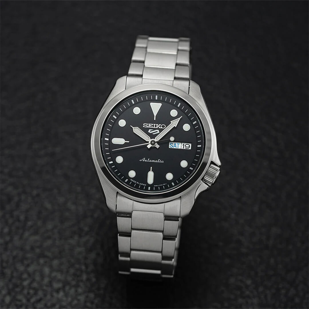 Reloj Seiko 5 Sports SRPE55 Hombre Automático Plateado | SEI-8