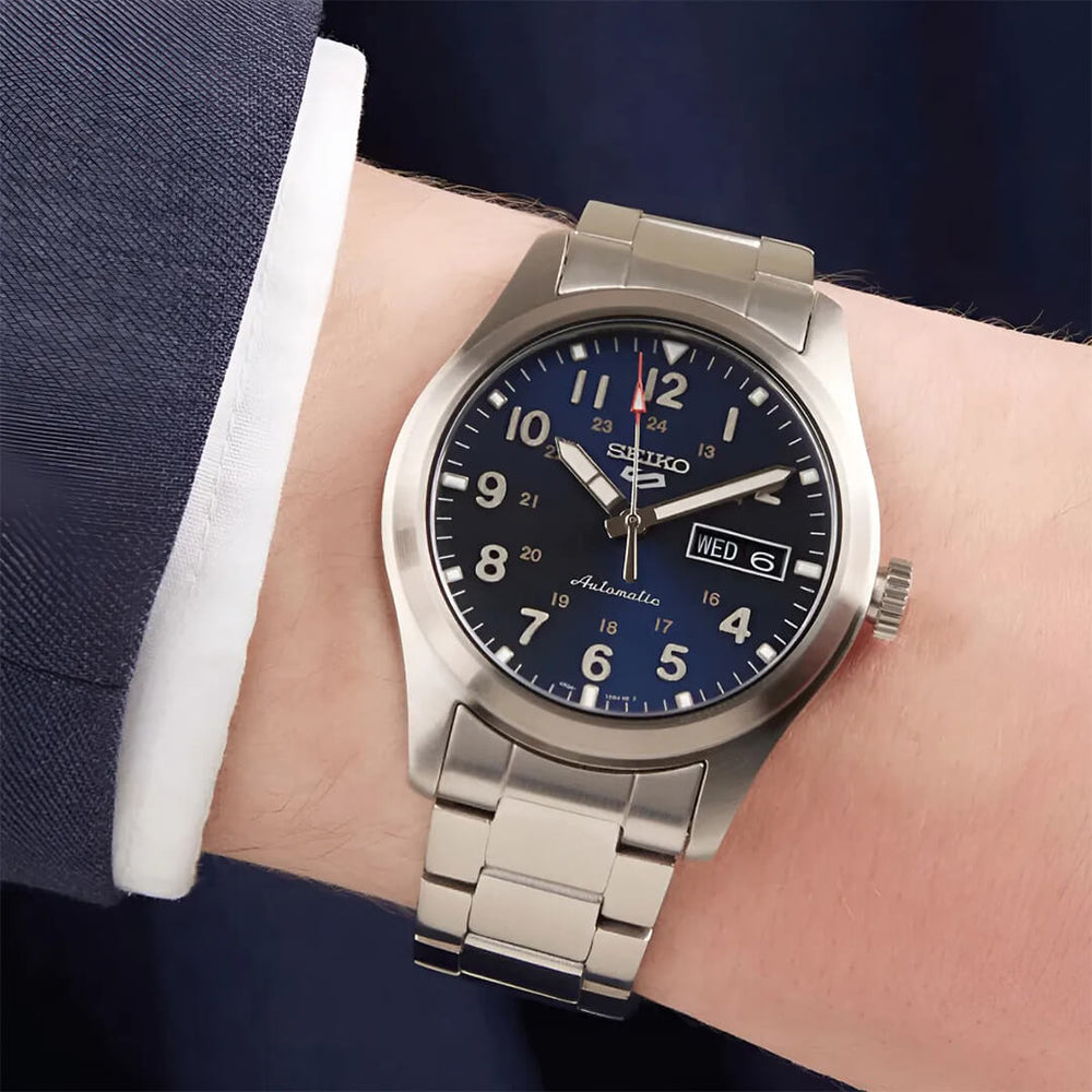 Reloj Seiko 5 Sports SRPG29 Hombre Automático Plateado | SEI-6