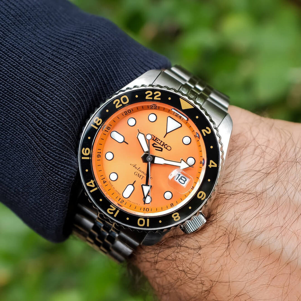 Reloj Seiko 5 Sports SSK005 Hombre Automático Naranja | SEI-16