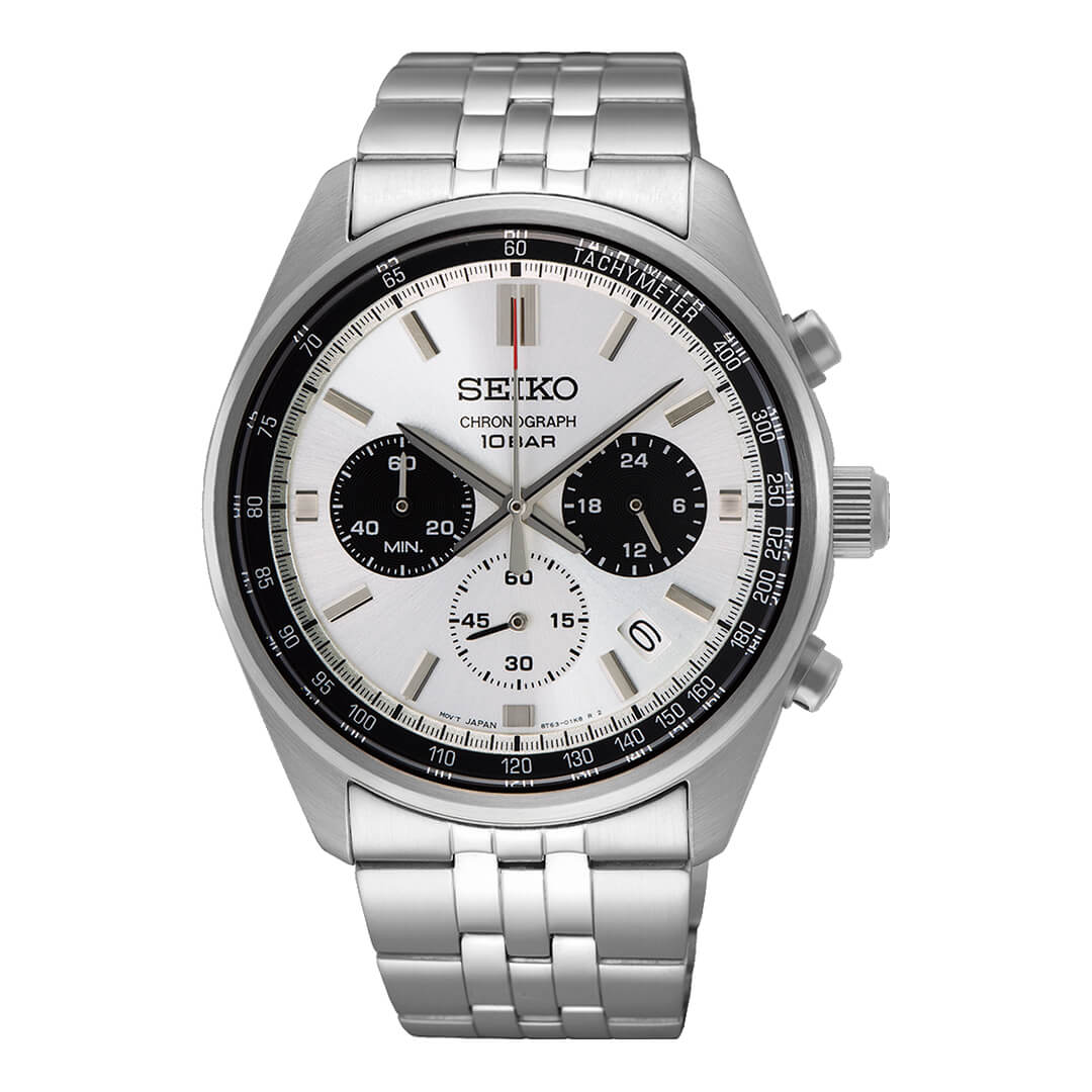 Reloj Seiko Essentials SSB425 Hombre Acero Blanco | SEI-11