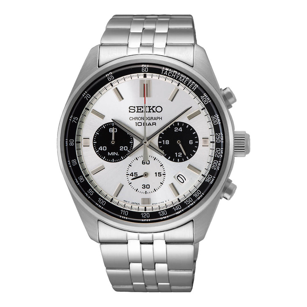Reloj Seiko Essentials SSB425 Hombre Acero Blanco | SEI-11