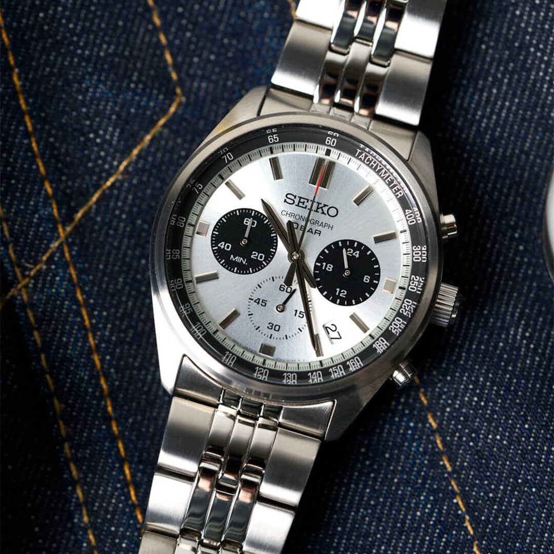 Reloj Seiko Essentials SSB425 Hombre Acero Blanco | SEI-11