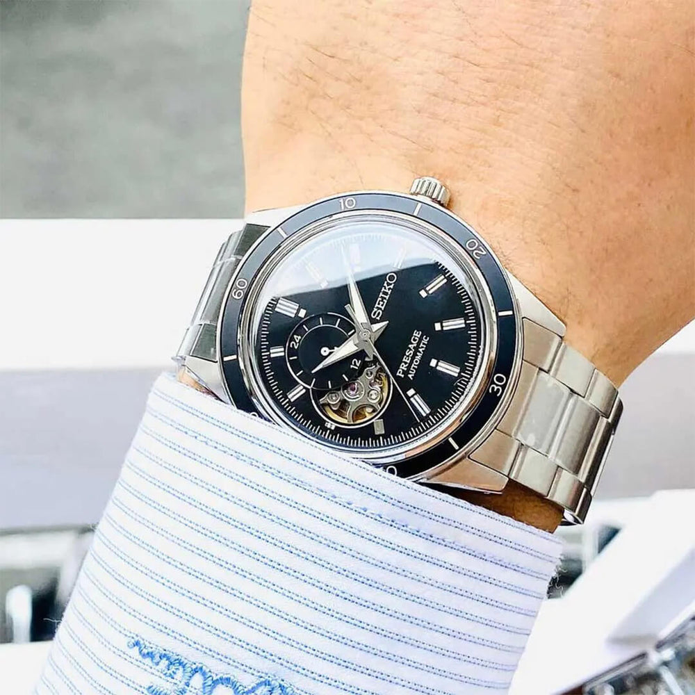 Reloj Seiko Presage SSA425J1 Hombre Automático Plateado | SEI-13