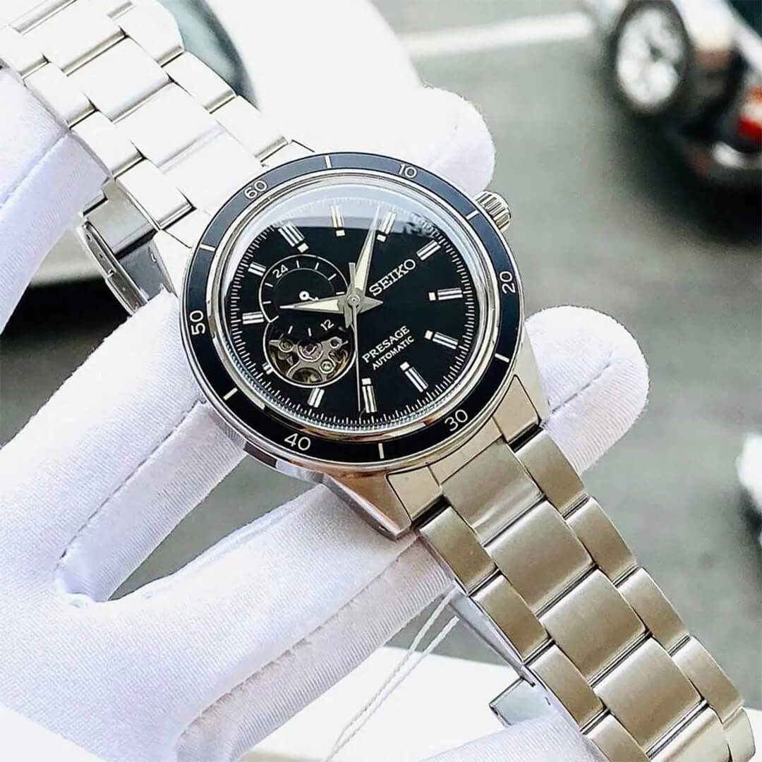 Reloj Seiko Presage SSA425J1 Hombre Automático Plateado | SEI-13
