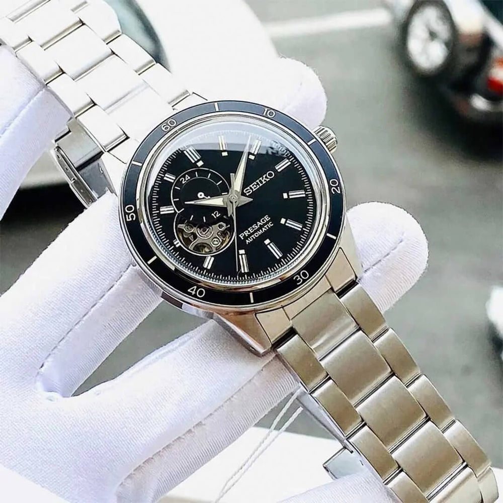 Reloj Seiko Presage SSA425J1 Hombre Automático Plateado | SEI-13