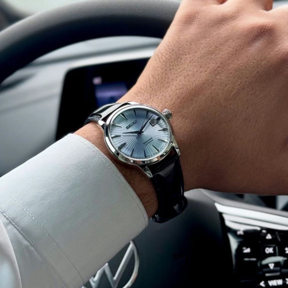 Reloj Seiko Presage SRPB43J1 Automático Azul | SEI-45