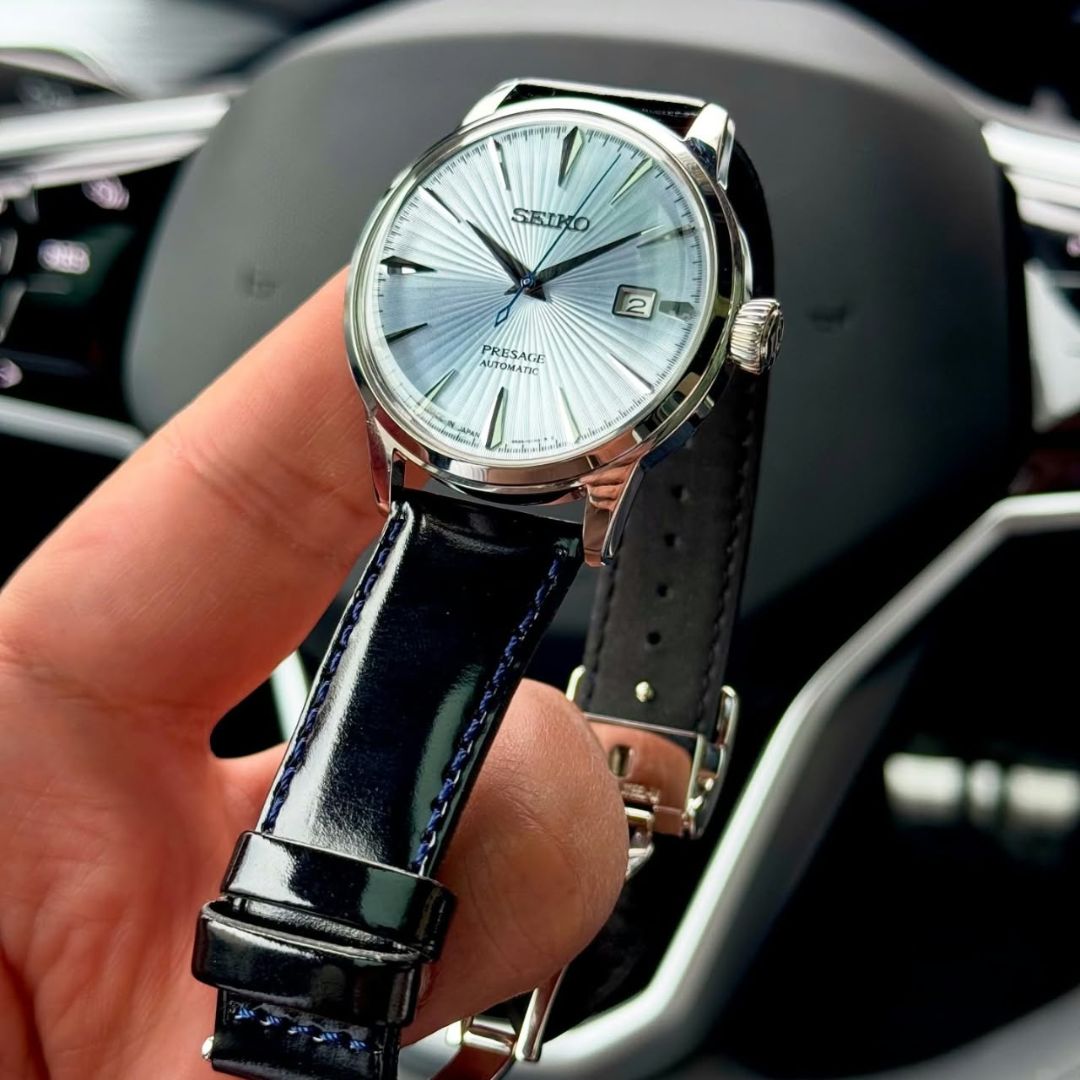 Reloj Seiko Presage SRPB43J1 Automático Azul | SEI-45