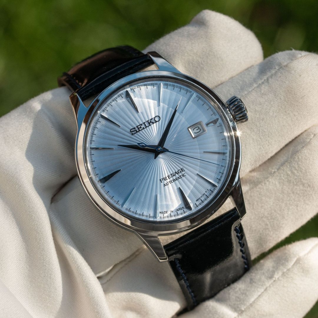 Reloj Seiko Presage SRPB43J1 Automático Azul | SEI-45