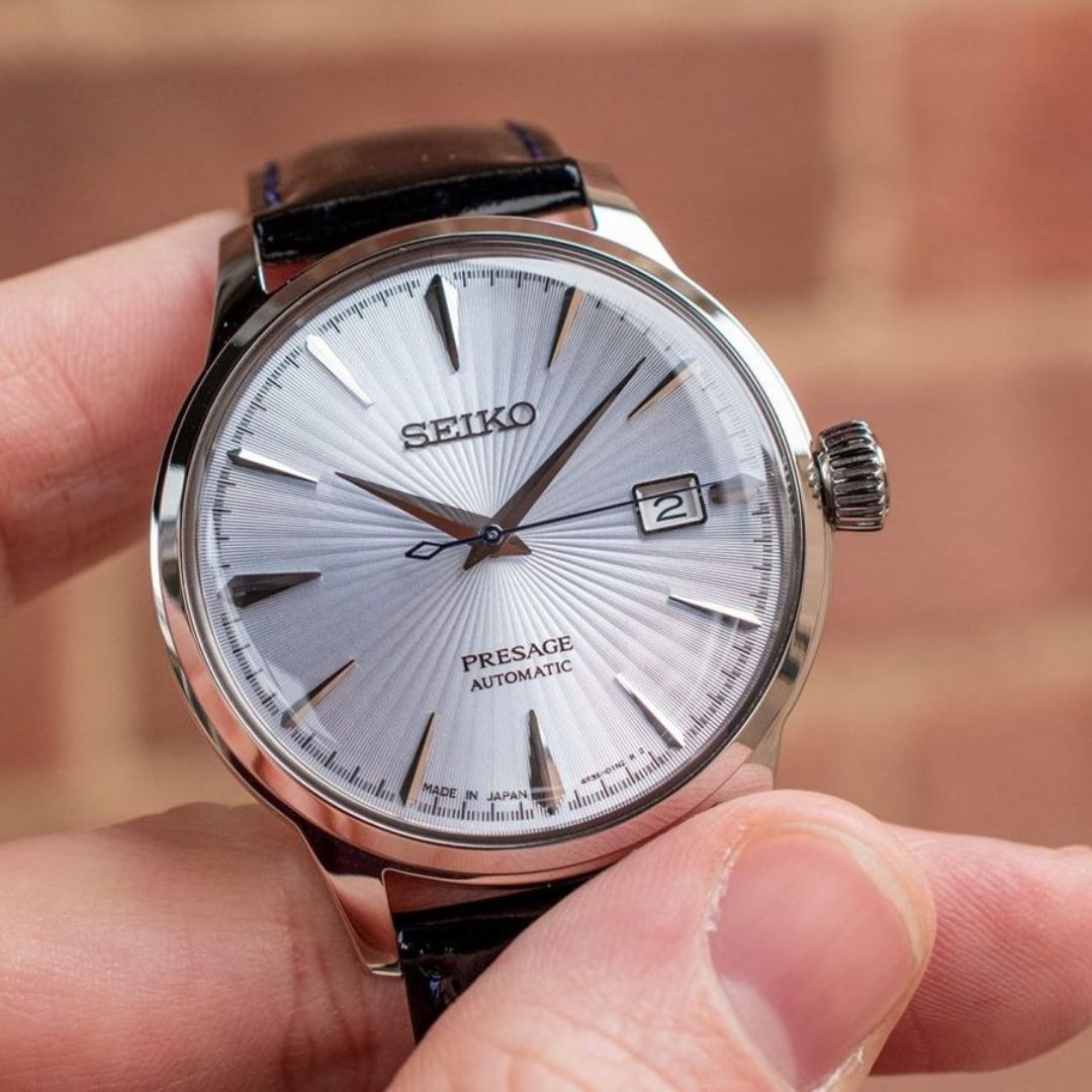 Reloj Seiko Presage SRPB43J1 Automático Azul | SEI-45