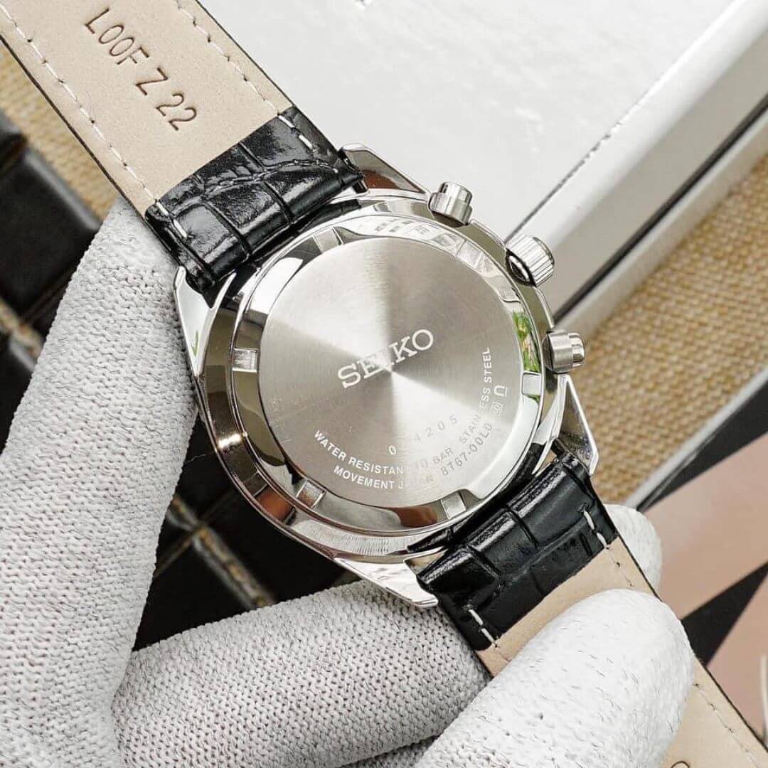 Reloj Seiko SSB383 Hombre Cronógrafo Cuero Champagne| SEI-44