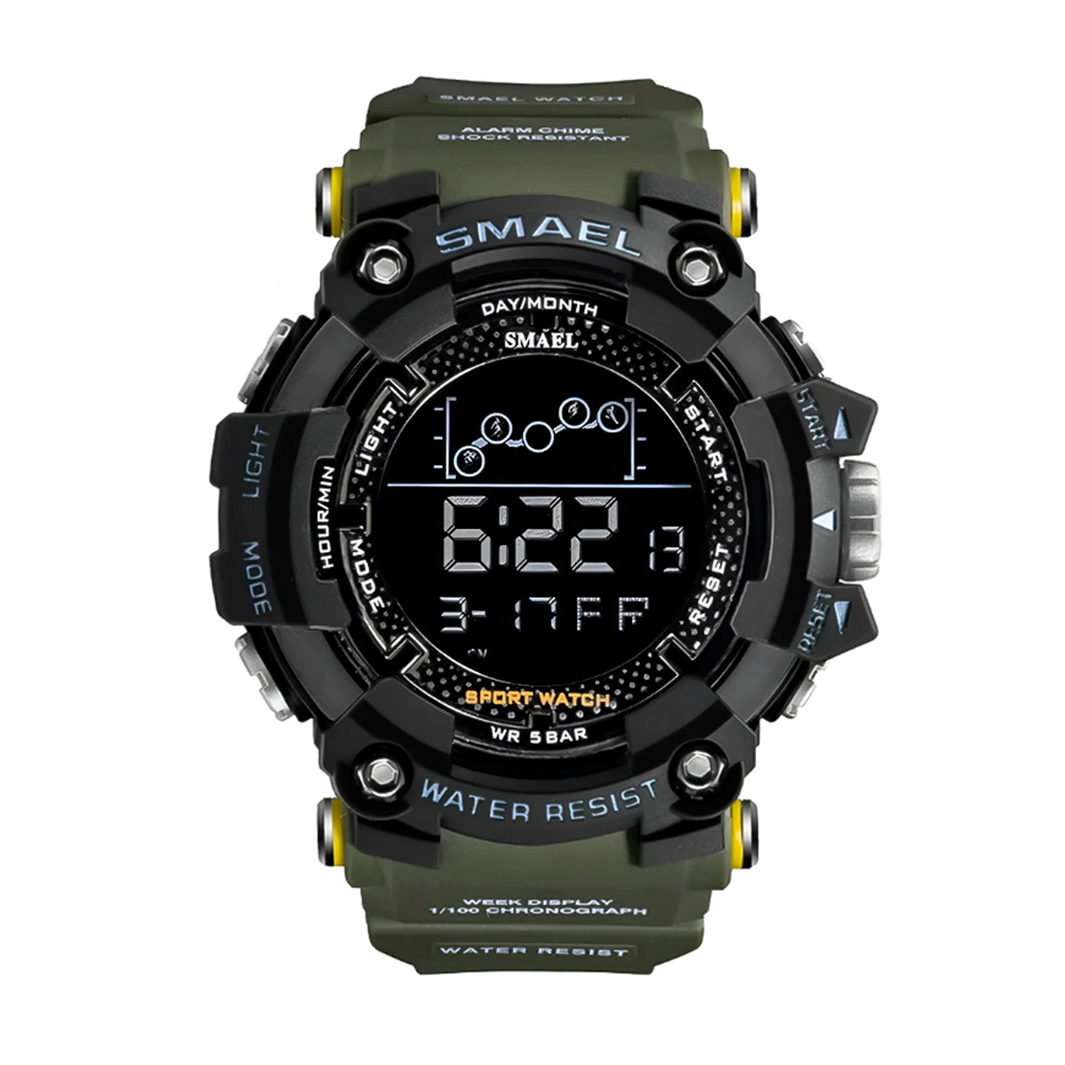 Reloj Smael SME-2 Hombre Deportivo Verde