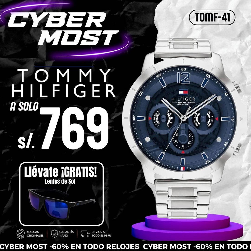 Reloj Tommy Hilfiger 1710492 Hombre Acero Plateado