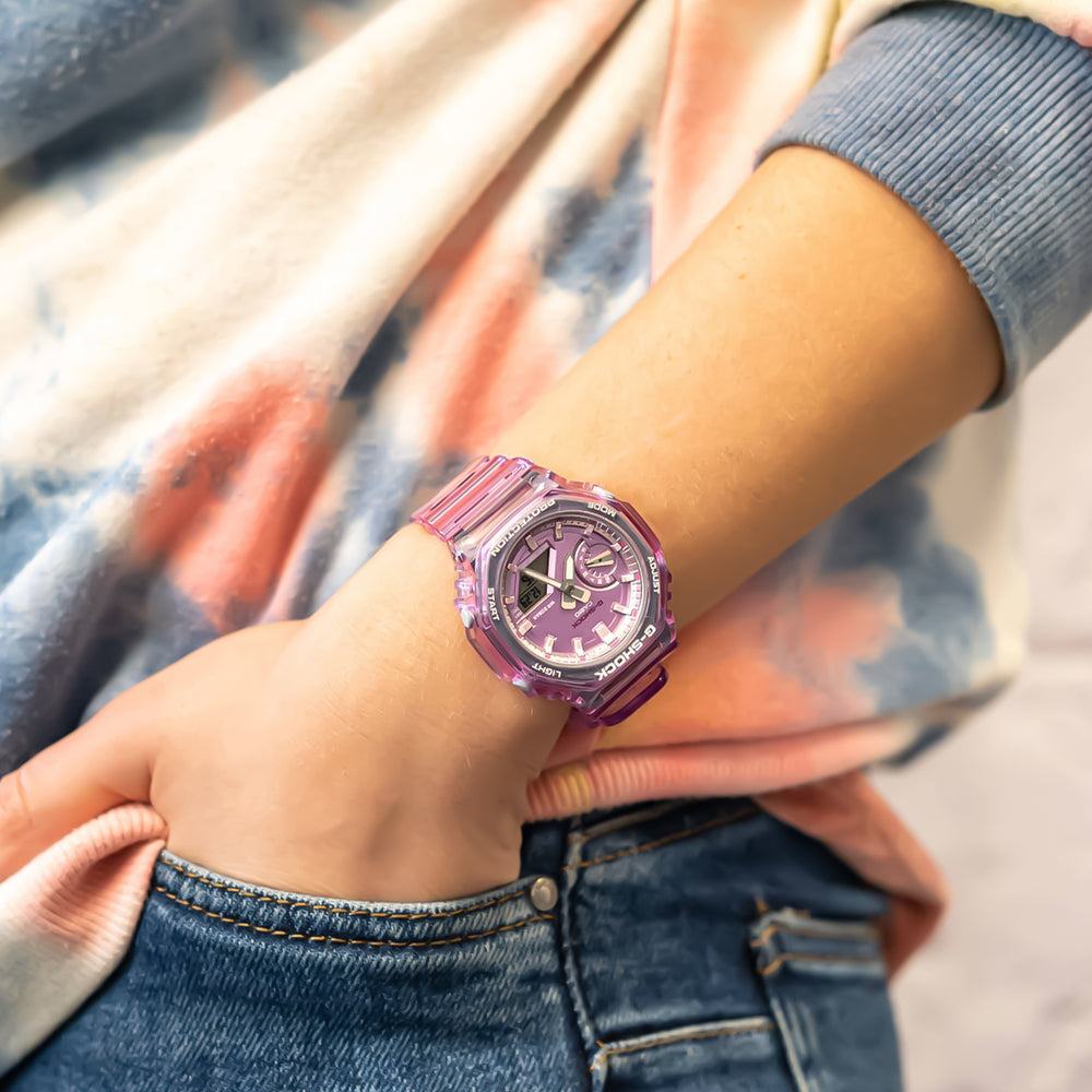 Relojes para Pareja: G-Shock GA-2100SKE-7A y GMA-S2100SK-4A
