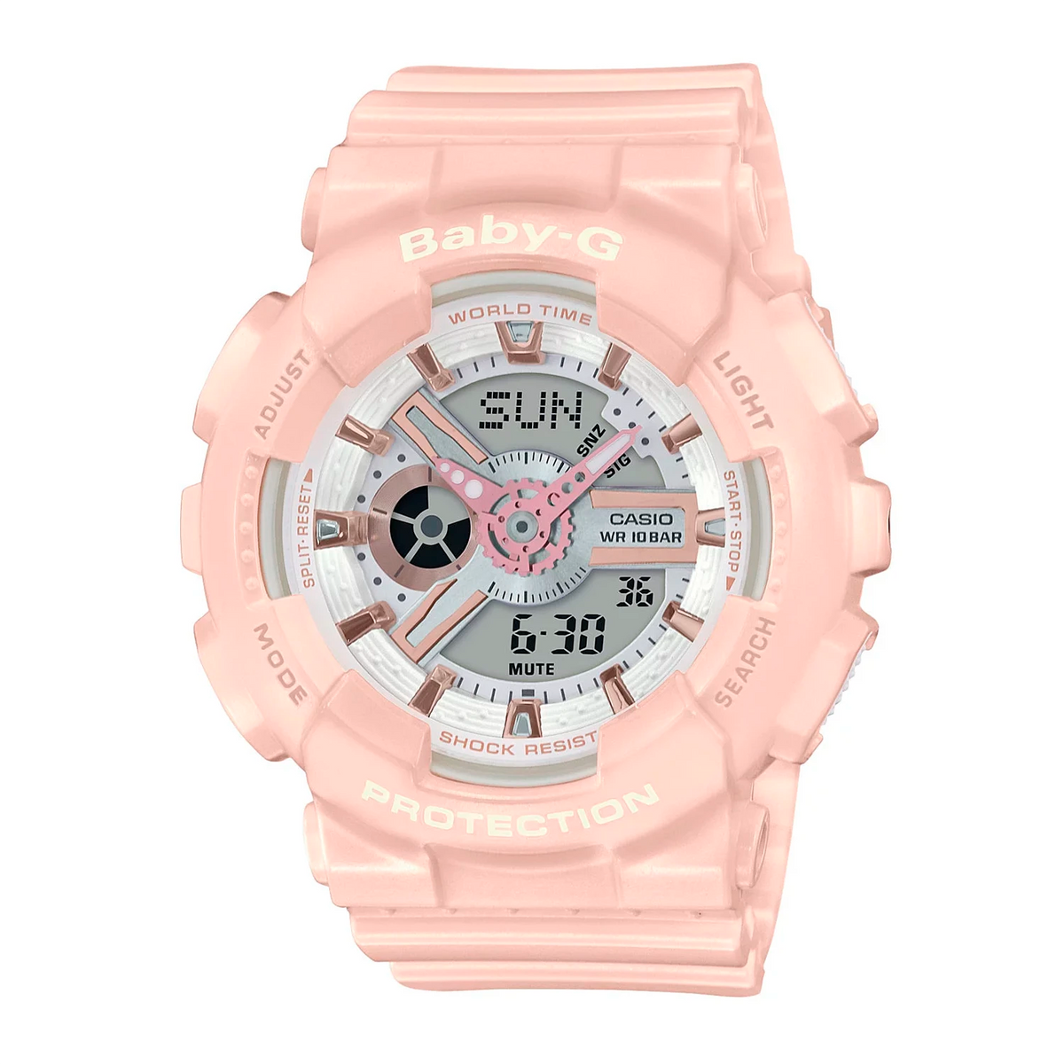 Reloj Baby-G BA-110RG-4A Mujer Resina Rosado