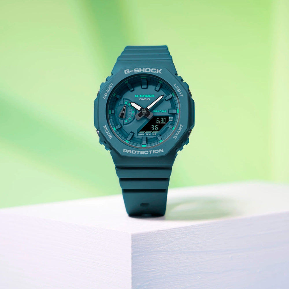 Reloj G-Shock GMAS-2100GA-3A Mujer Resina Verde