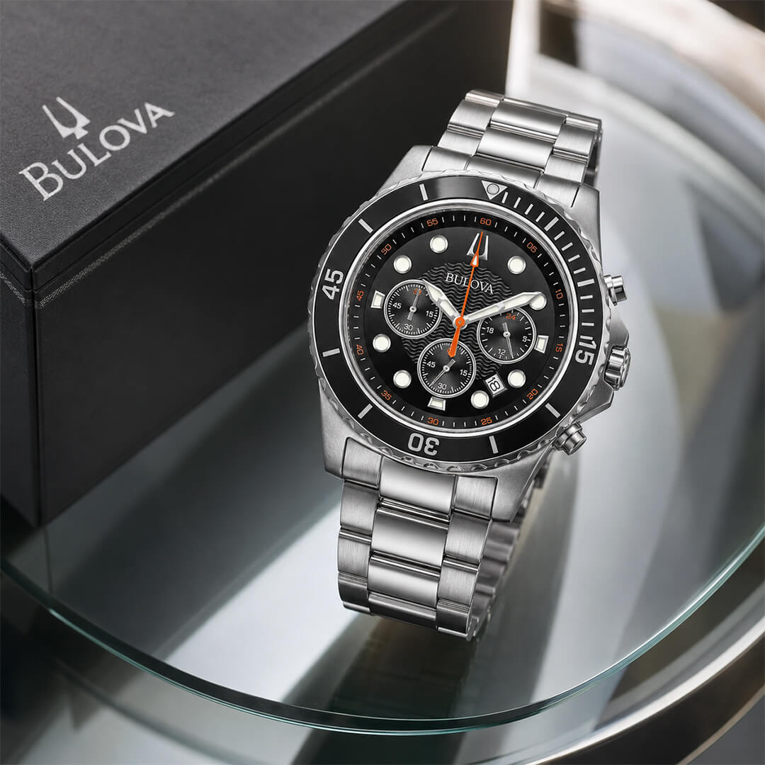Reloj Bulova 98B326 Hombre Acero Plateado