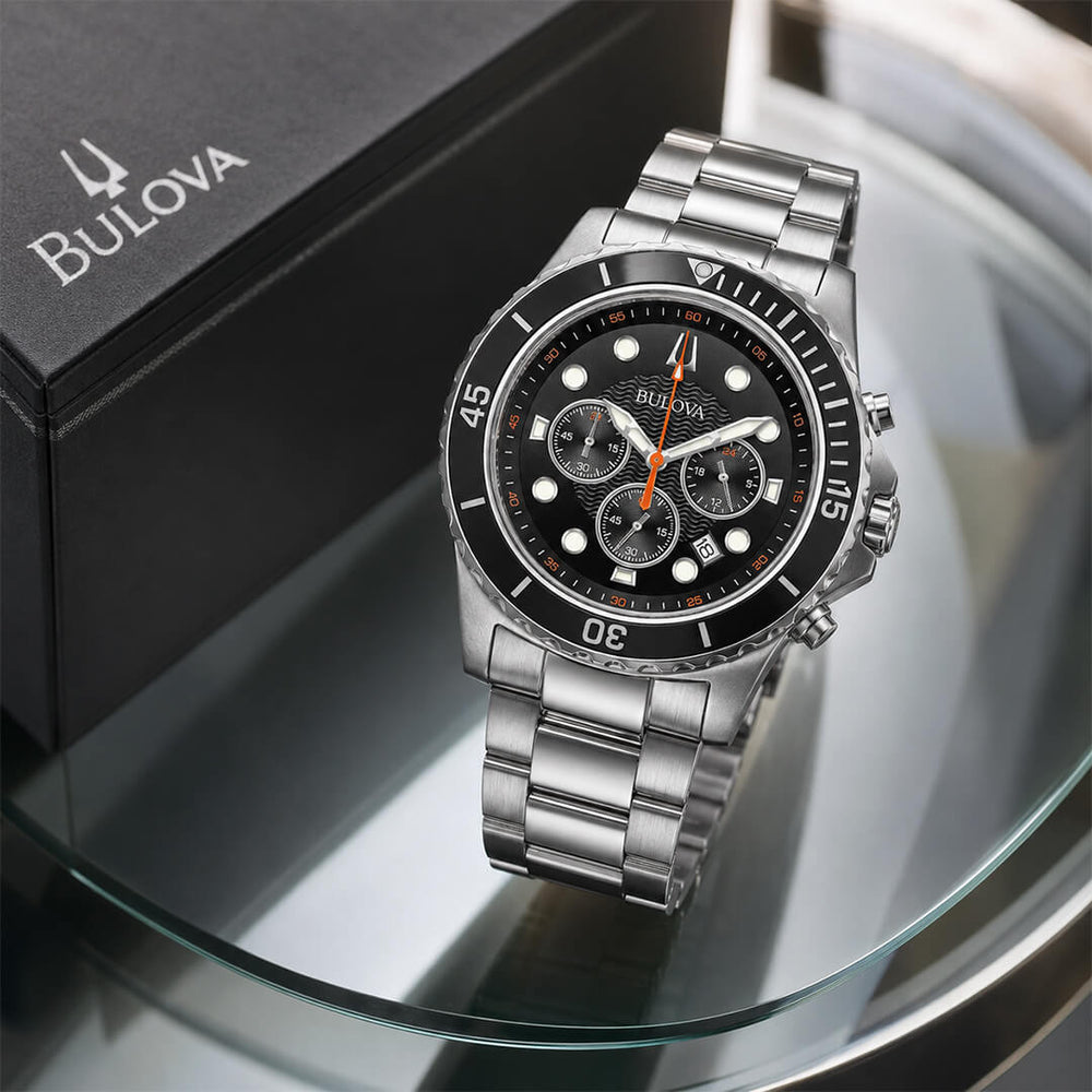 Reloj Bulova 98B326 Hombre Acero Plateado