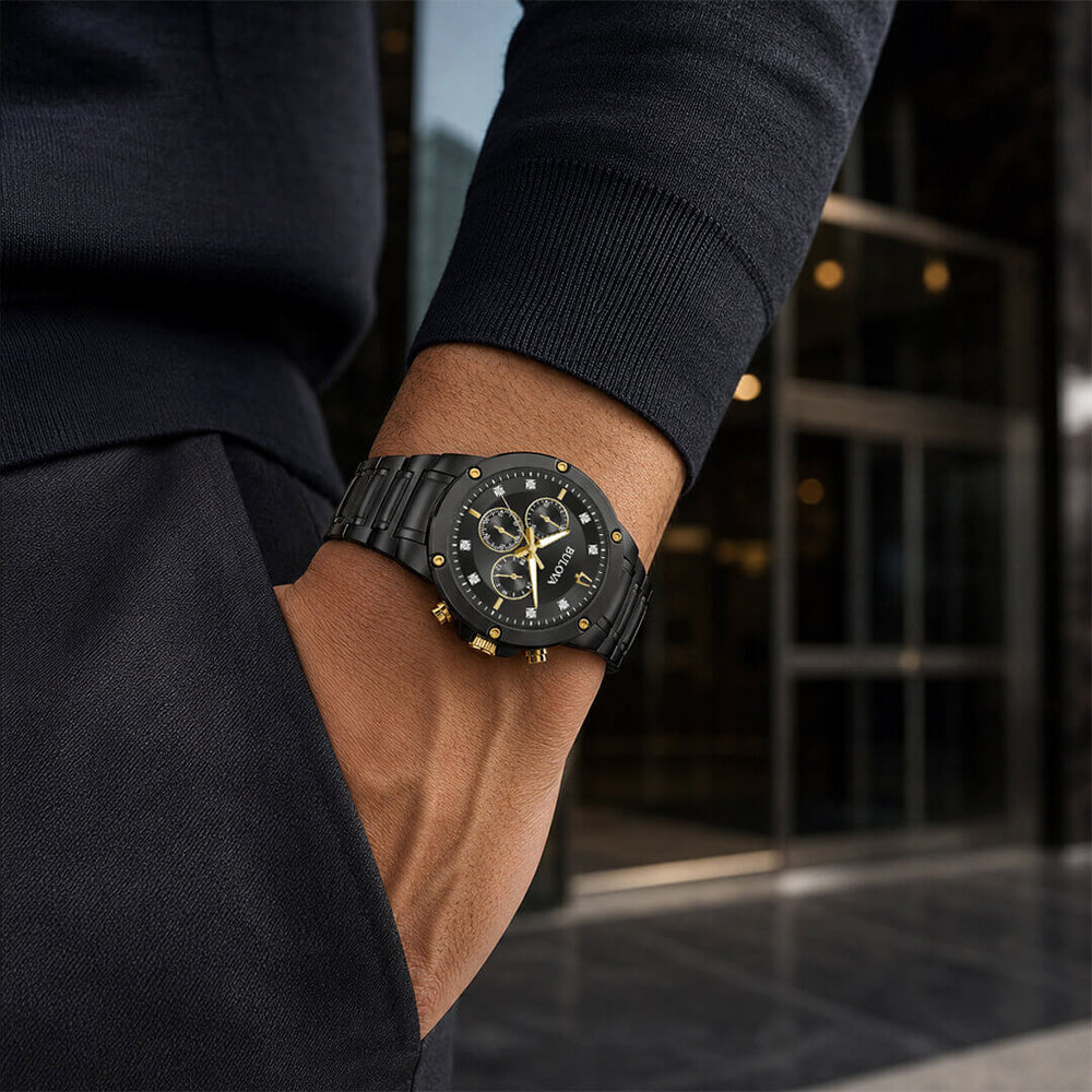 Reloj Bulova 98D190 Hombre Acero Negro