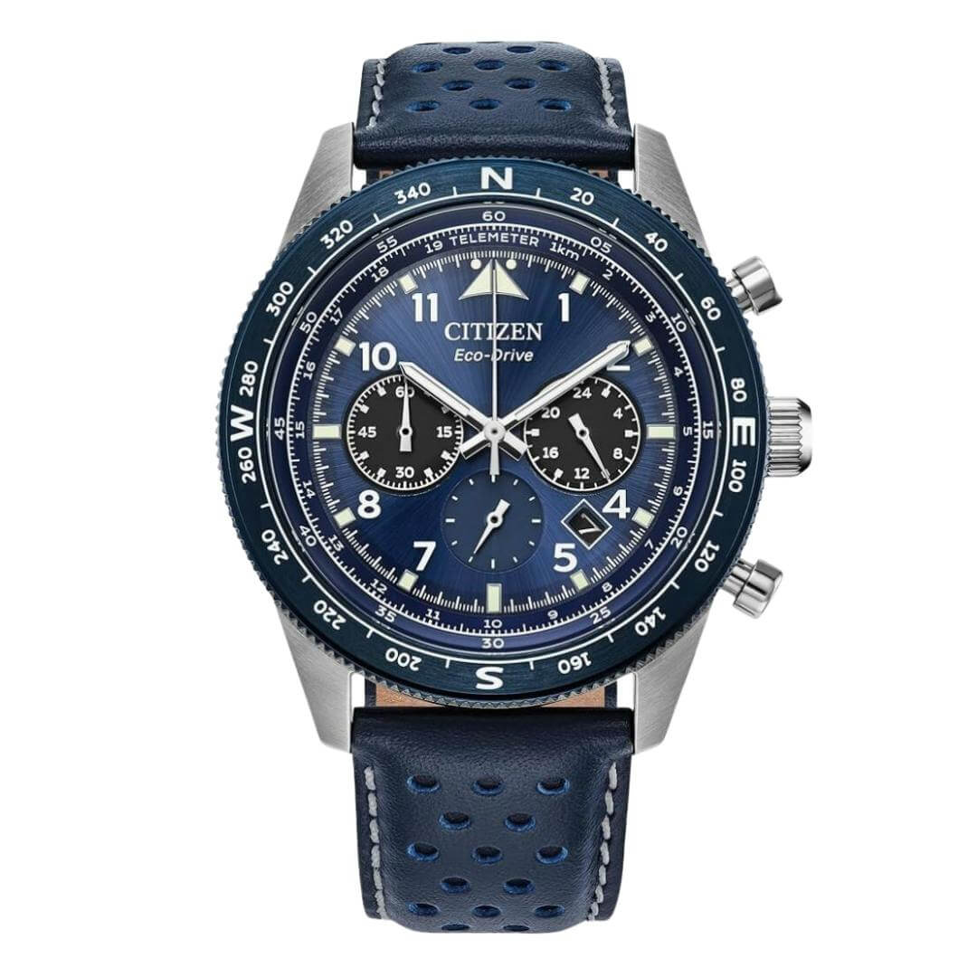 Reloj Citizen Eco Drive CA4457-01L Hombre Cuero Azul