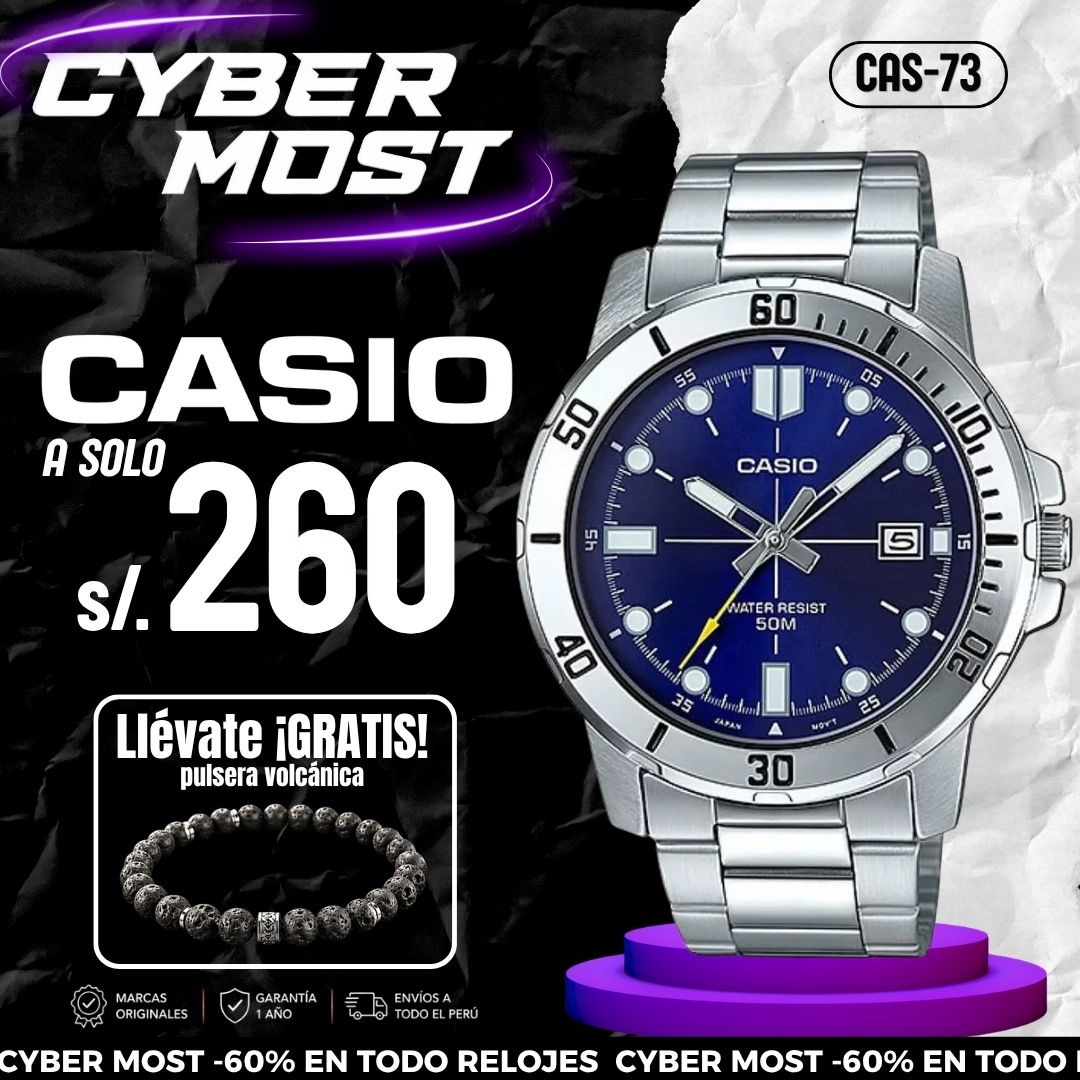 Reloj Casio MTP-VD01D-2E Hombre Acero Plateado