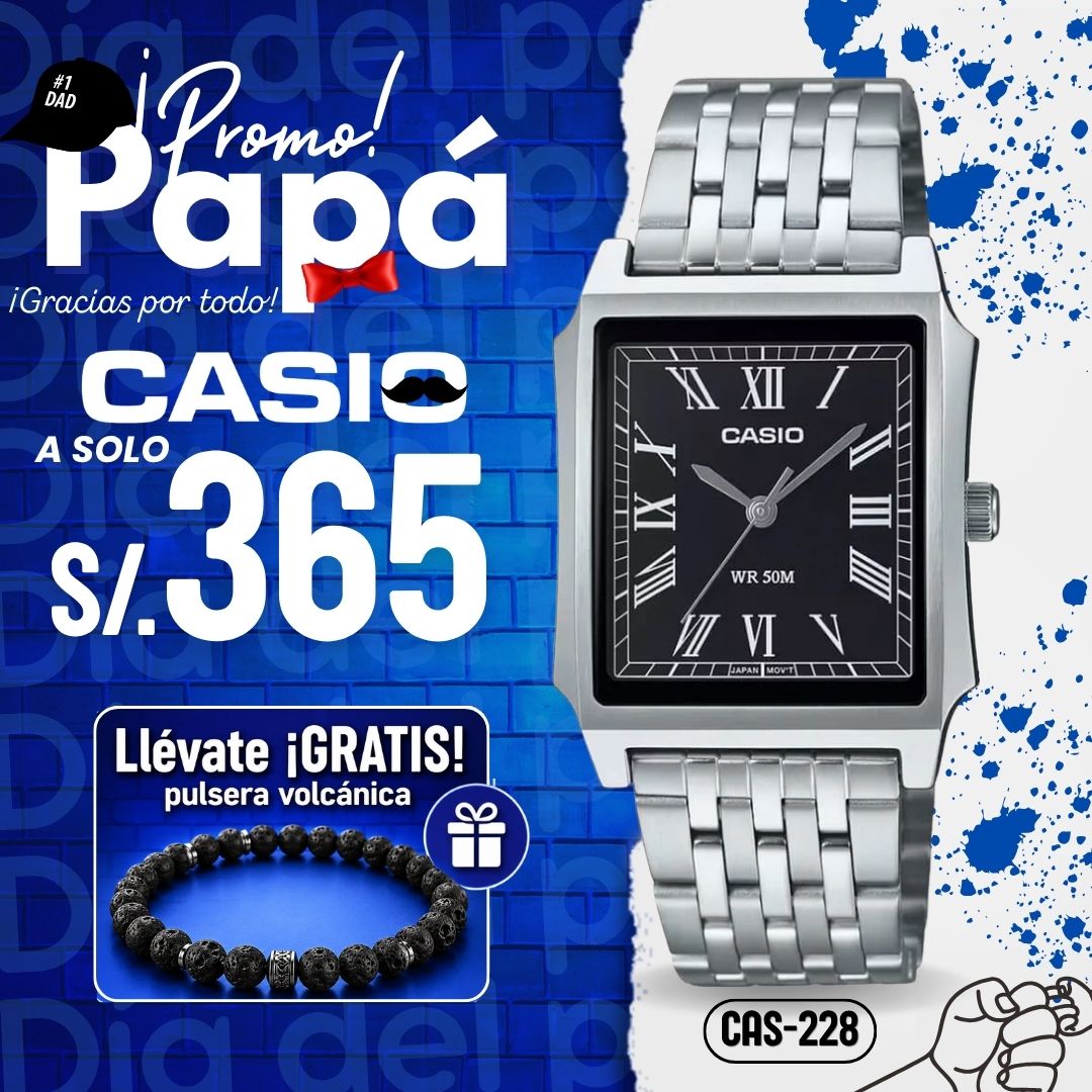 Reloj Casio MTP-B190D-1BVDF Hombre Acero Plateado