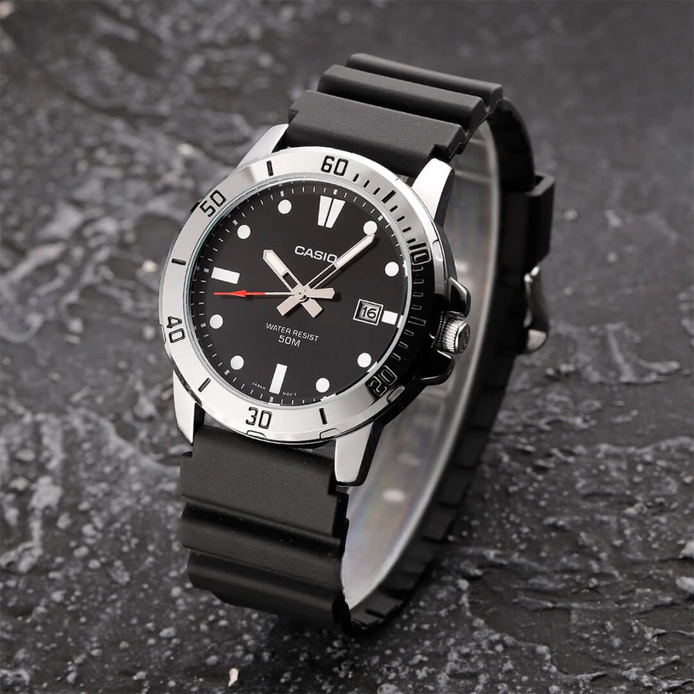 Reloj Casio MTP-VD01-1EV Hombre Resina Negro