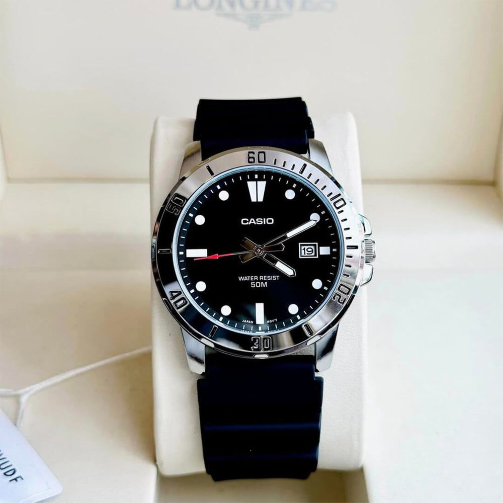 Reloj Casio MTP-VD01-1EV Hombre Resina Negro
