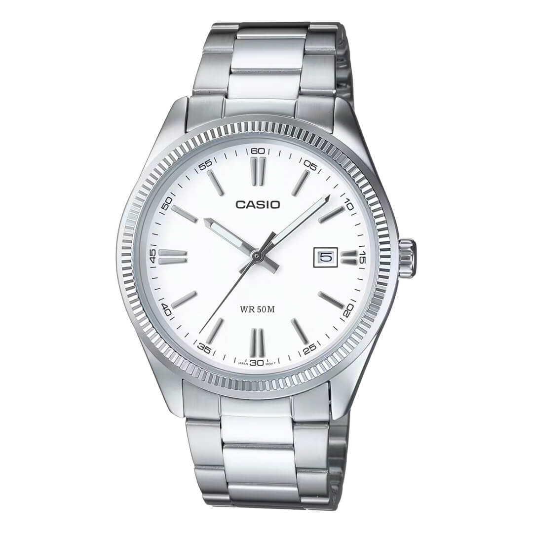Reloj Casio MTP-1302D-7A1 Hombre Acero Plateado