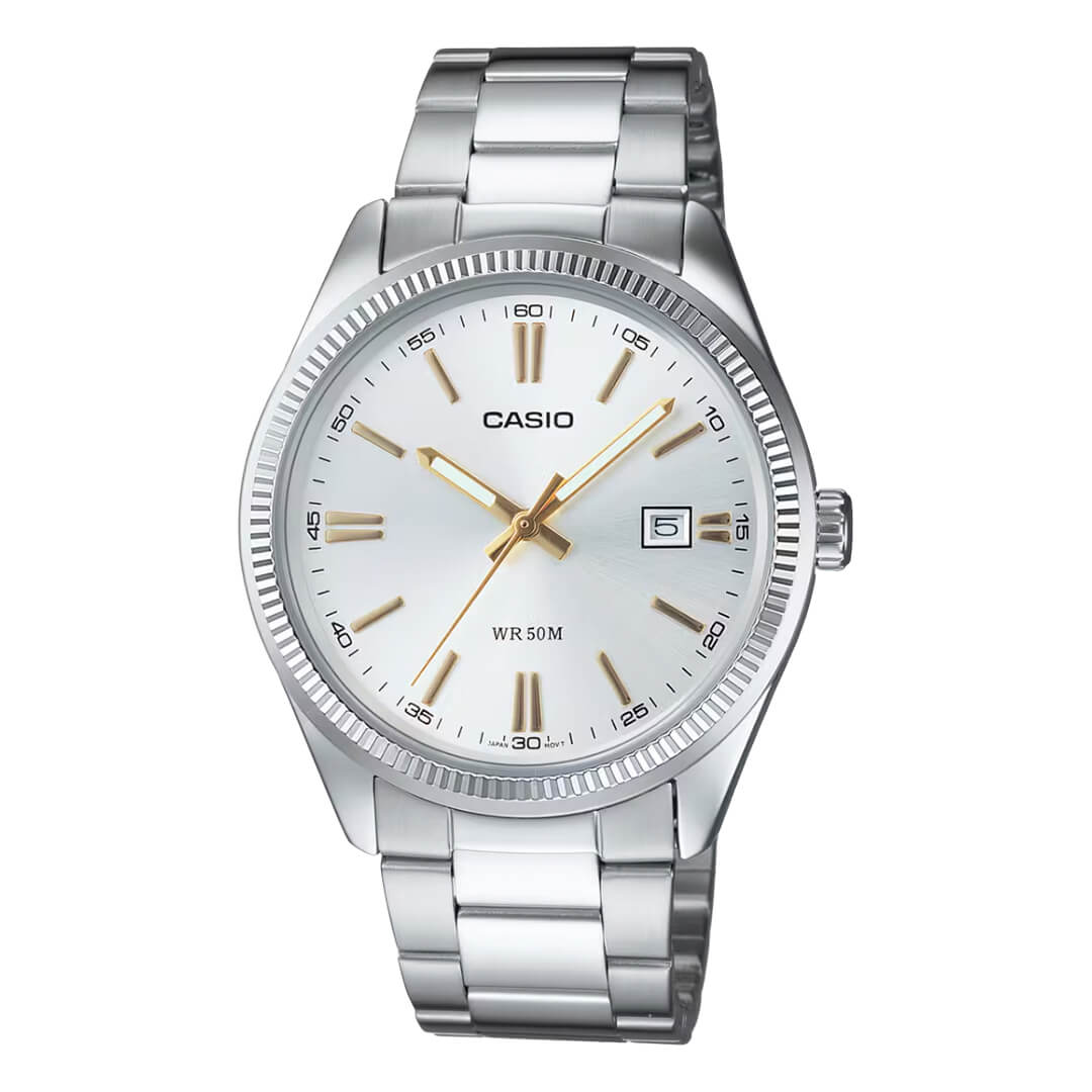 Reloj Casio MTP-1302D-7A2V Hombre Acero Plateado