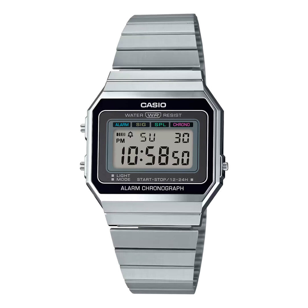 Reloj Casio A700W-1A Hombre Acero Plateado
