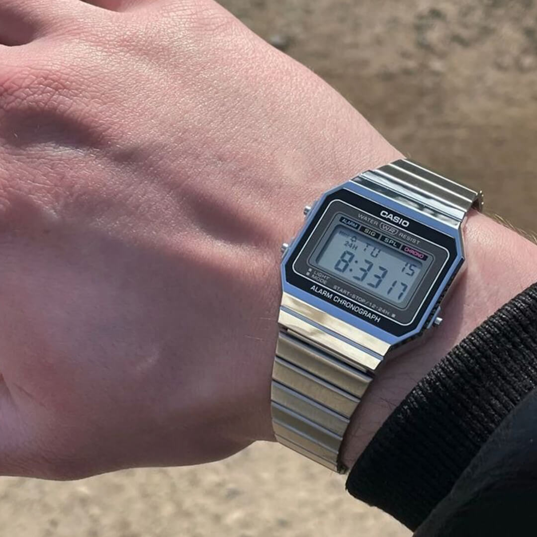 Reloj Casio A700W-1A Hombre Acero Plateado