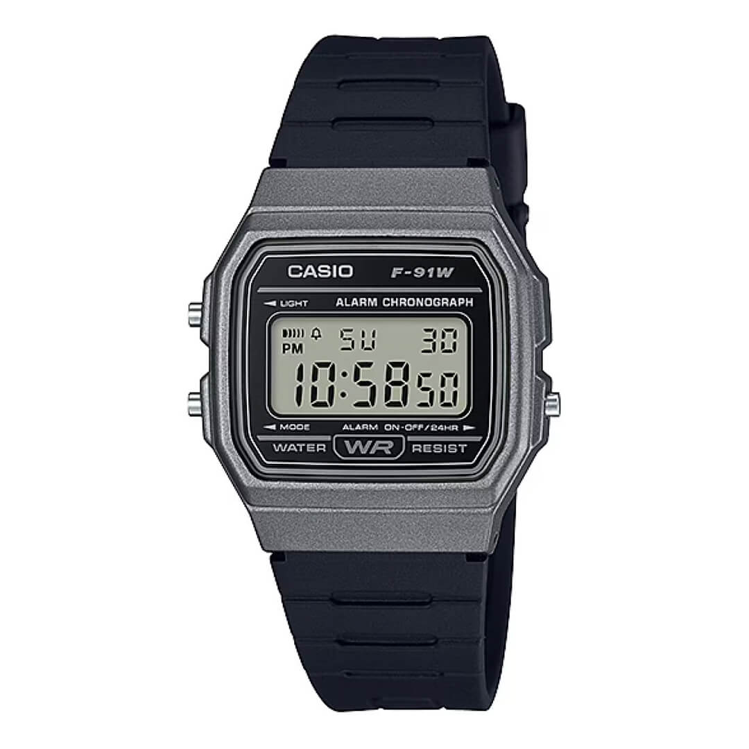 Relojes para Pareja: Casio F-91WM-1BD y F-91WS-7D