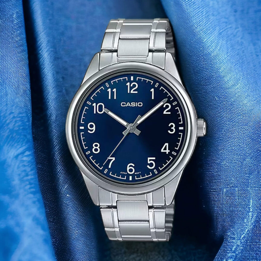 Reloj Casio MTP-V005D-2B4 Hombre Acero Plateado