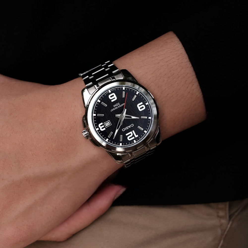 Reloj Casio MTP-1314D-1A Hombre Acero Plateado