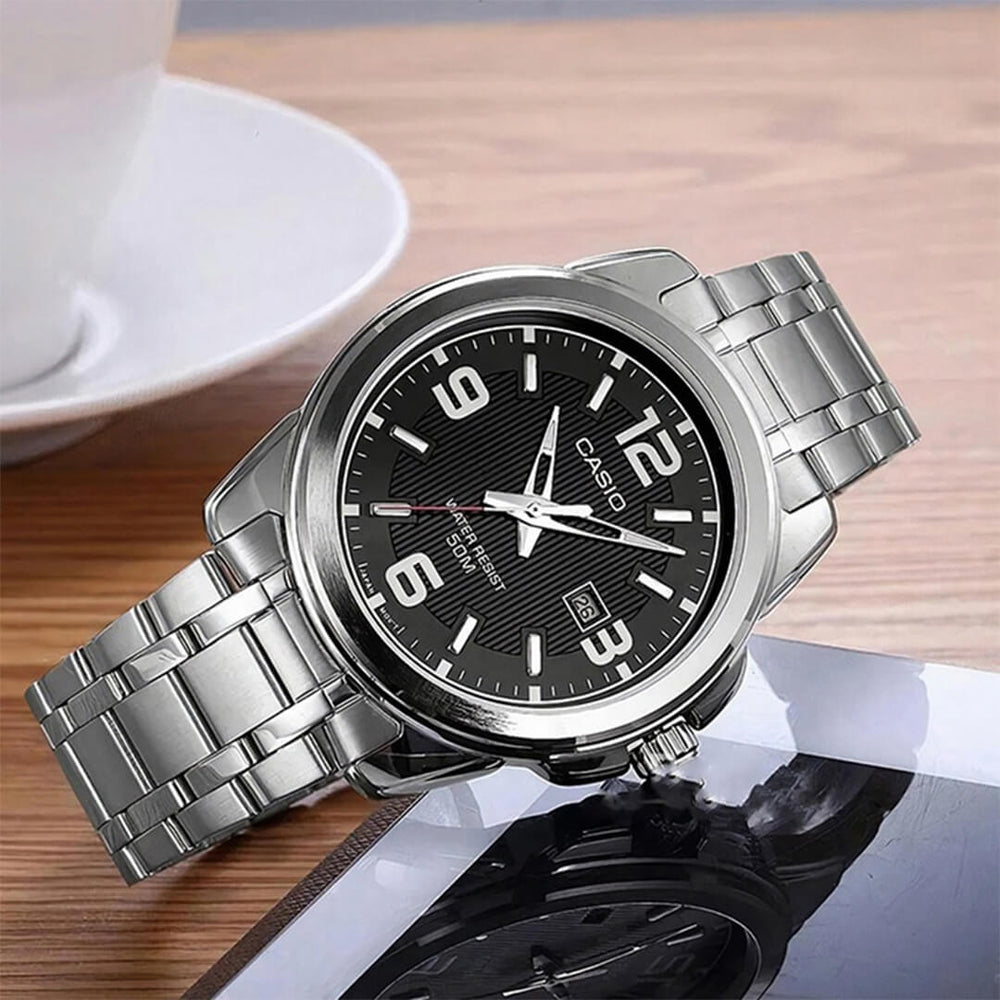 Reloj Casio MTP-1314D-1A Hombre Acero Plateado