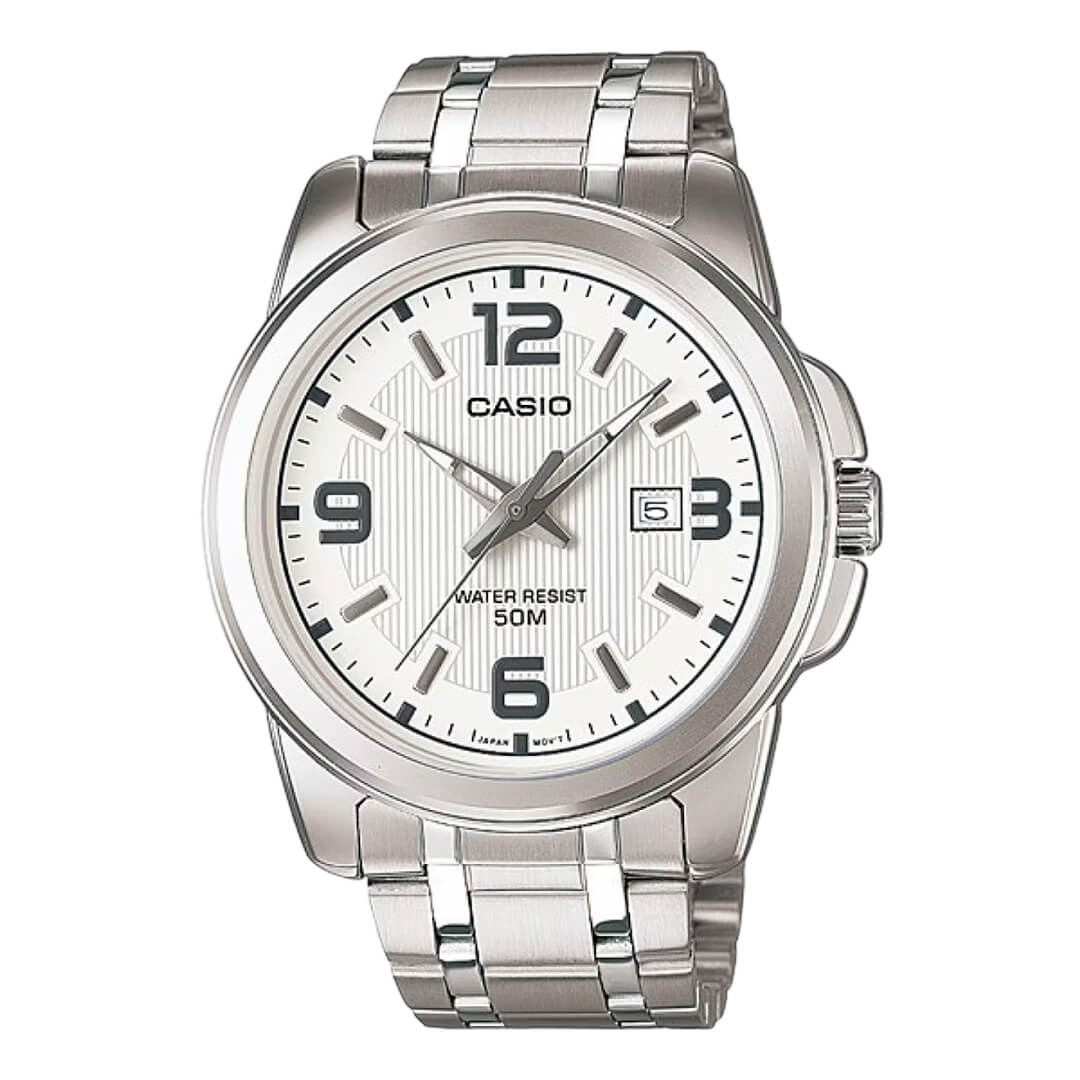 Reloj Casio MTP-1314D-7AV Hombre Acero Plateado | CAS-146