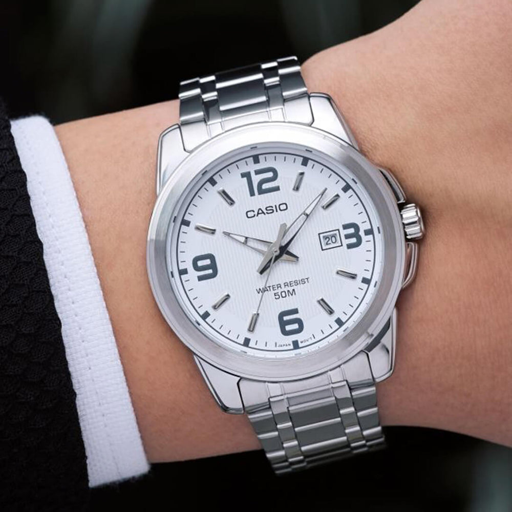 Reloj Casio MTP-1314D-7AV Hombre Acero Plateado