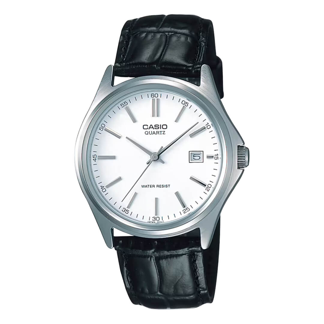 Reloj Casio MTP-1183E-7A Hombre Cuero Negro | CAS-149