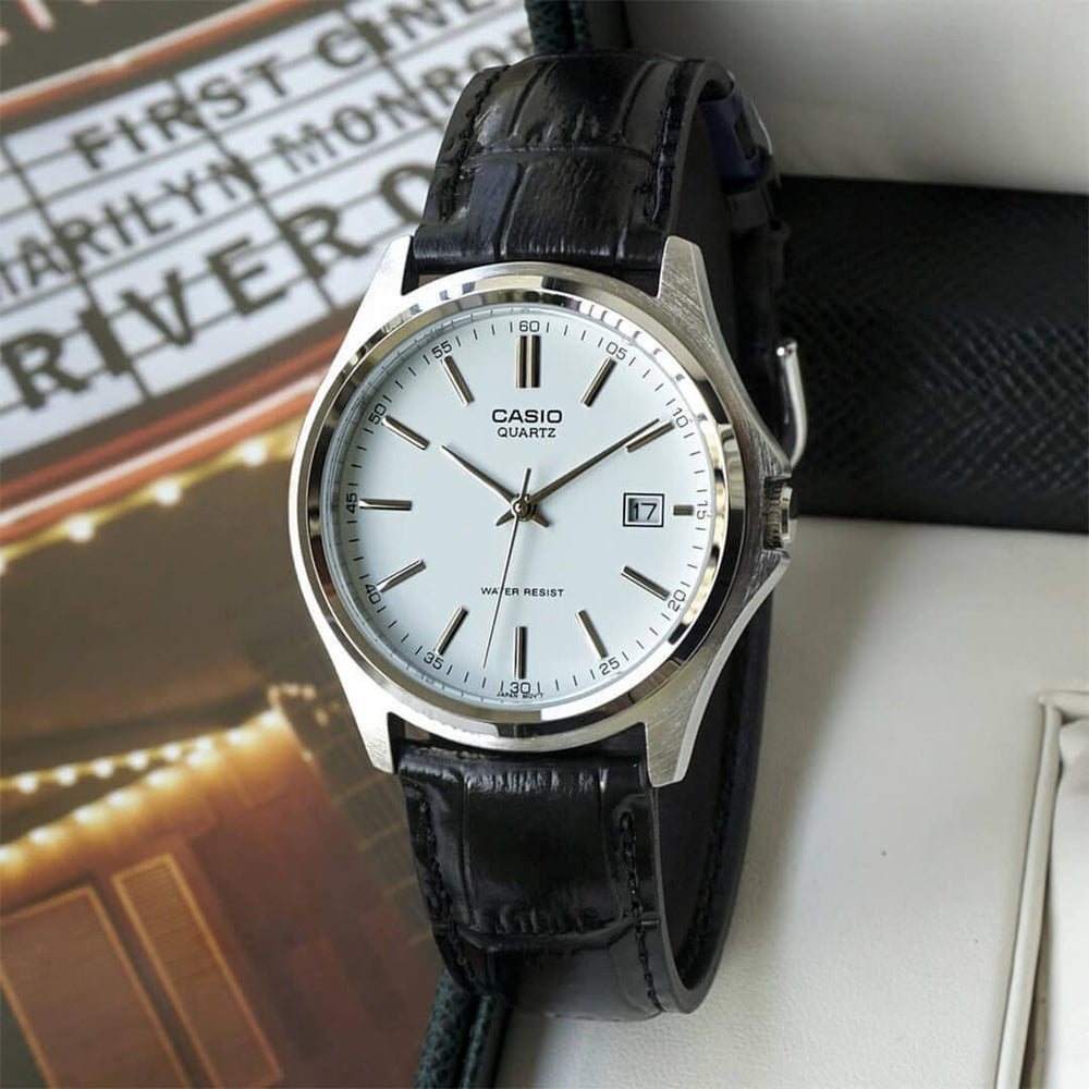 Reloj Casio MTP-1183E-7ADF Hombre Cuero Negro