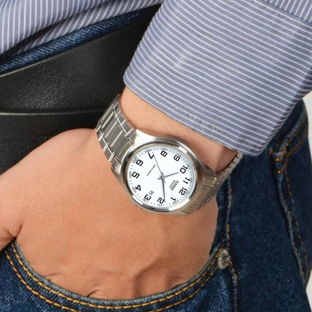 Reloj Casio MTP-1183A-7B Hombre Acero Plateado