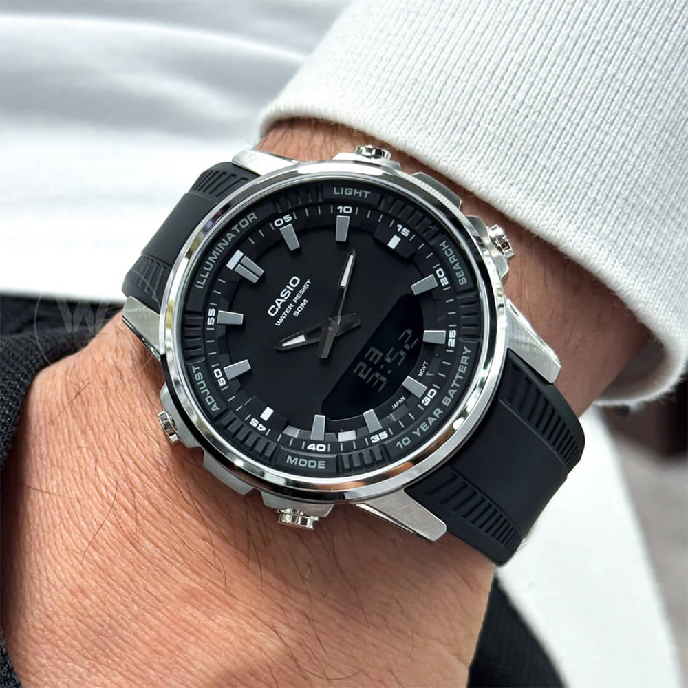 Reloj Casio AMW-880-1AVDF Hombre Resina Negro