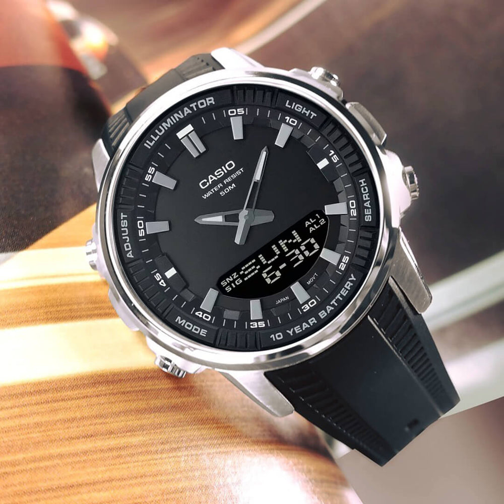 Reloj Casio AMW-880-1AVDF Hombre Resina Negro