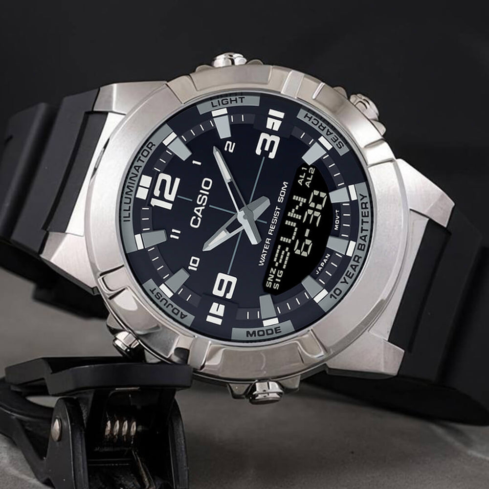 Reloj Casio AMW-870-1AVDF Hombre Resina Negro