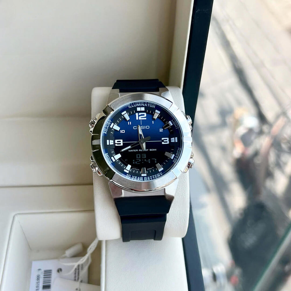 Reloj Casio AMW-870A-2AVDF Hombre Resina Negro