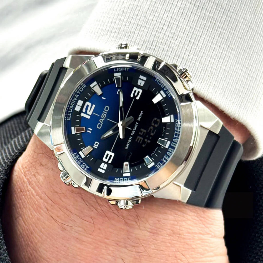 Reloj Casio AMW-870A-2AVDF Hombre Resina Negro