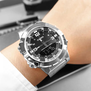 Reloj Casio AMW-870D-1AVDF Hombre Acero Plateado