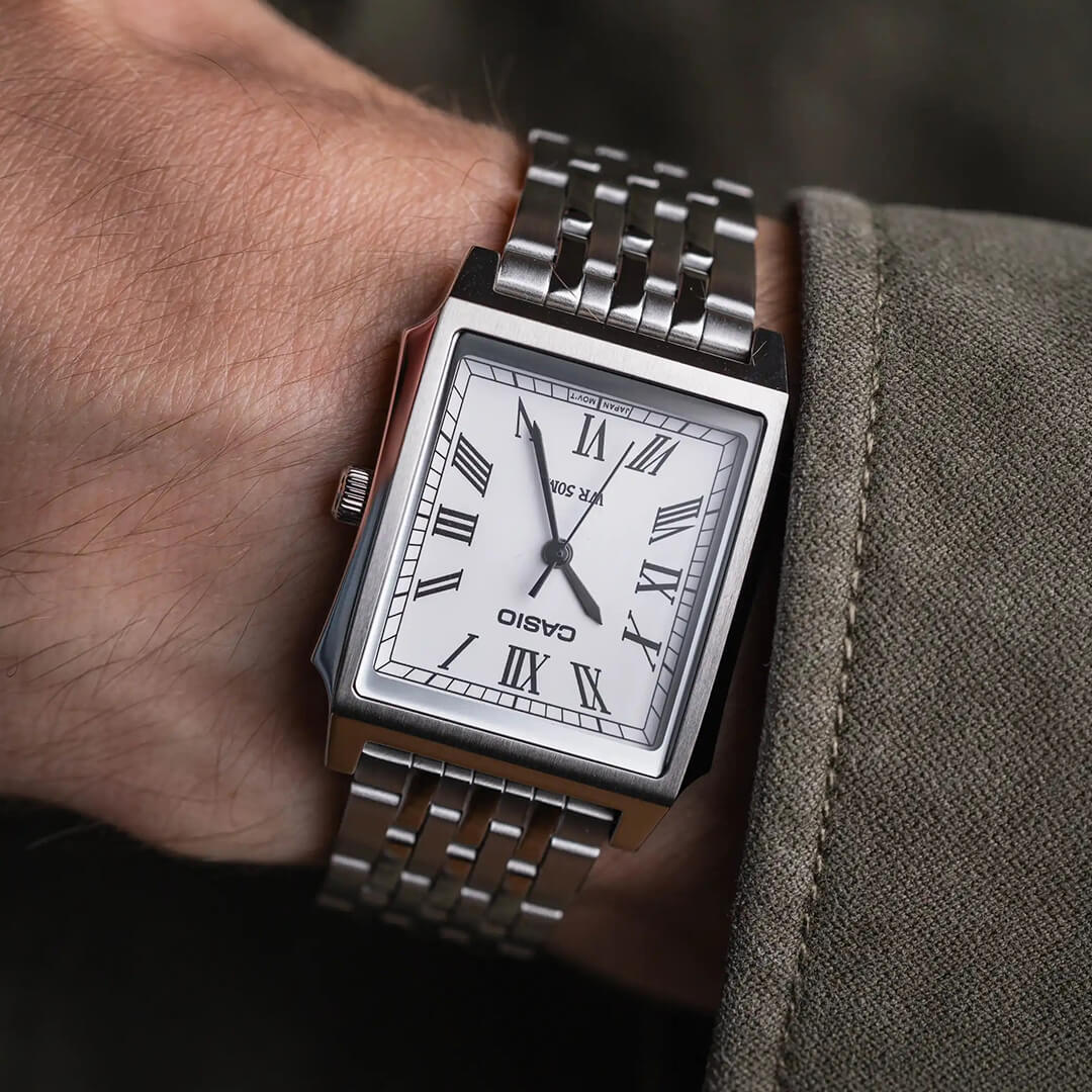 Reloj Casio MTP-B190D-7BVDF Hombre Acero Plateado – Most Perú